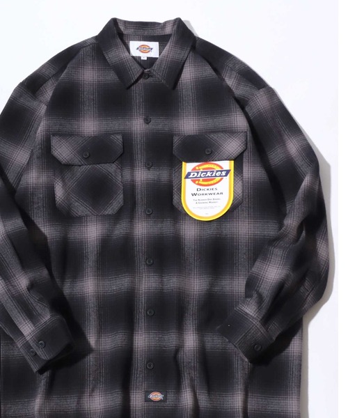セール】2025AW Dickies/ディッキーズ オーバーサイズ ネルオンブレ
