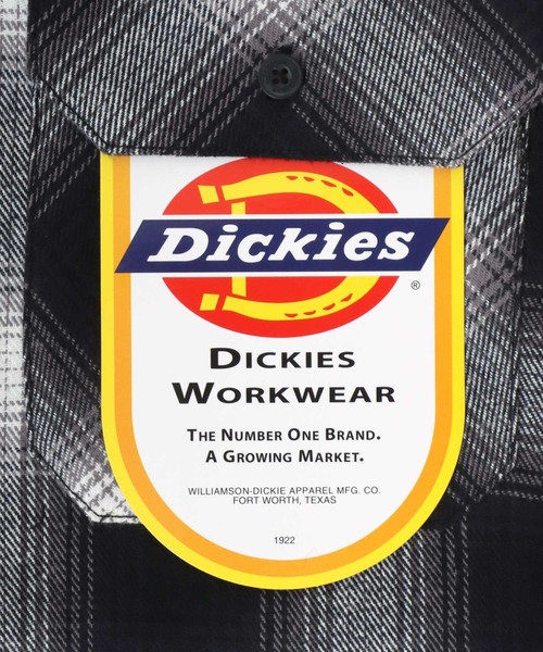 Dickies(ディッキーズ)の「Dickies/ディッキーズ オーバーサイズ ネルオンブレチェック ワークシャツ レディース メンズ(シャツ/ブラウス・メンズ・チャコール/ブラウン/ブラック・M/L/LL)」の14枚目の写真