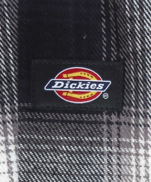 Dickies(ディッキーズ)の「Dickies/ディッキーズ オーバーサイズ ネルオンブレチェック ワークシャツ レディース メンズ(シャツ/ブラウス・メンズ・チャコール/ブラウン/ブラック・M/L/LL)」の12枚目の写真