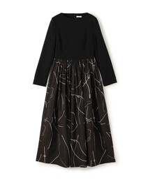 DES PRES（デ・プレ）の「コードステッチプリント コンビコクーンワンピース（ワンピース・レディース）」