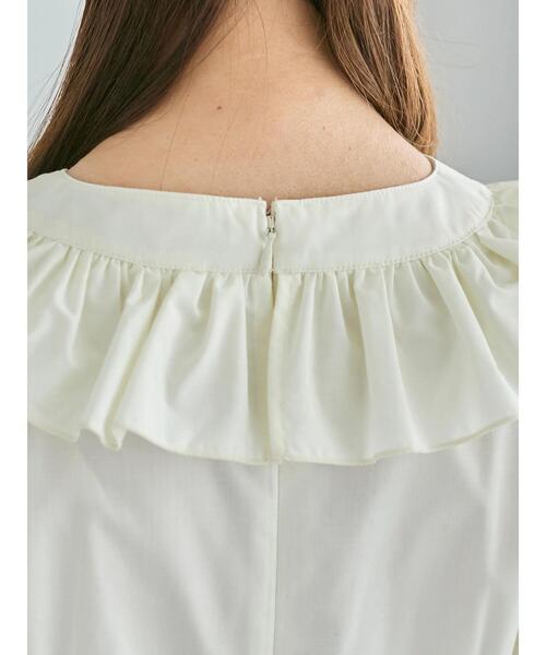 Te chichi（テチチ）の「ギャザーフリルペプラムブラウス（シャツ/ブラウス・レディース・ブラック/ピンク/オフホワイト・F）」の15枚目の写真