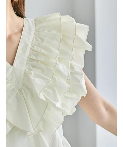 Te chichi（テチチ）の「ギャザーフリルペプラムブラウス（シャツ/ブラウス・レディース・ブラック/ピンク/オフホワイト・F）」の17枚目の写真