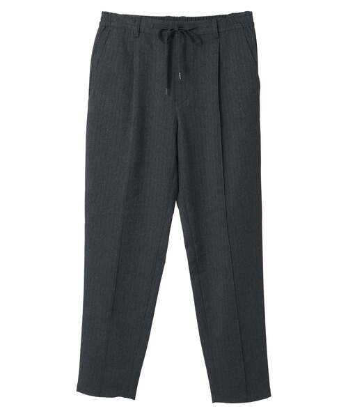 MEN'S MELROSE(メンズメルローズ)の「ラナテックヘリンボーン | クリースステッチテーパードパンツ(その他パンツ・メンズ・チャコールグレー/ブラウン/ネイビー・4/3/2/5)」の2枚目の写真