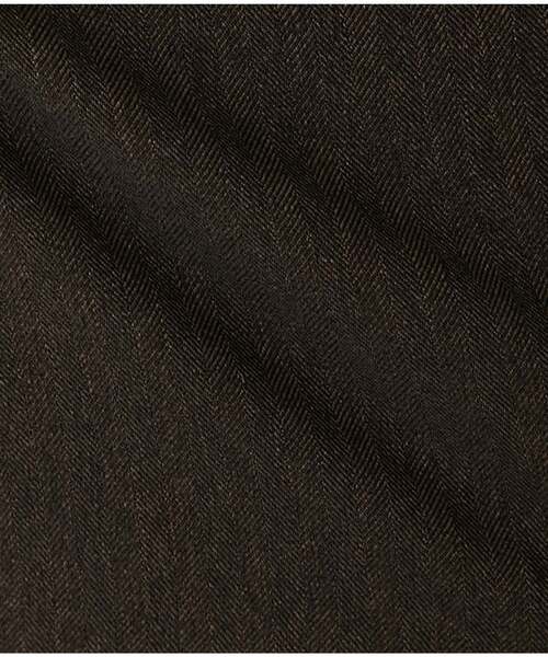 MEN'S MELROSE(メンズメルローズ)の「ラナテックヘリンボーン | クリースステッチテーパードパンツ(その他パンツ・メンズ・チャコールグレー/ブラウン/ネイビー・4/3/2/5)」の9枚目の写真