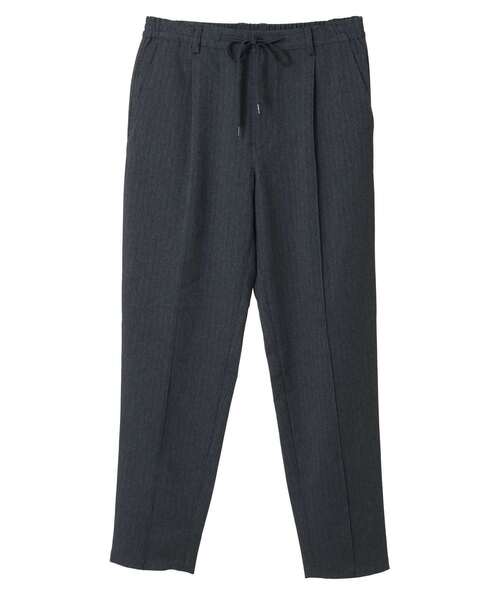 MEN'S MELROSE(メンズメルローズ)の「ラナテックヘリンボーン | クリースステッチテーパードパンツ(その他パンツ・メンズ・チャコールグレー/ブラウン/ネイビー・4/3/2/5)」の12枚目の写真