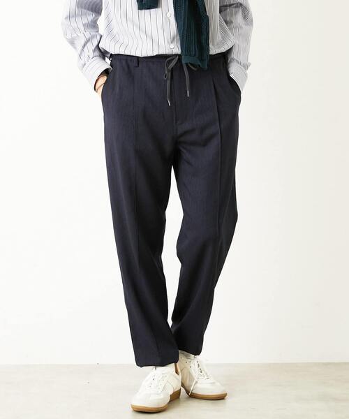MEN'S MELROSE(メンズメルローズ)の「ラナテックヘリンボーン | クリースステッチテーパードパンツ(その他パンツ・メンズ・チャコールグレー/ブラウン/ネイビー・4/3/2/5)」の19枚目の写真