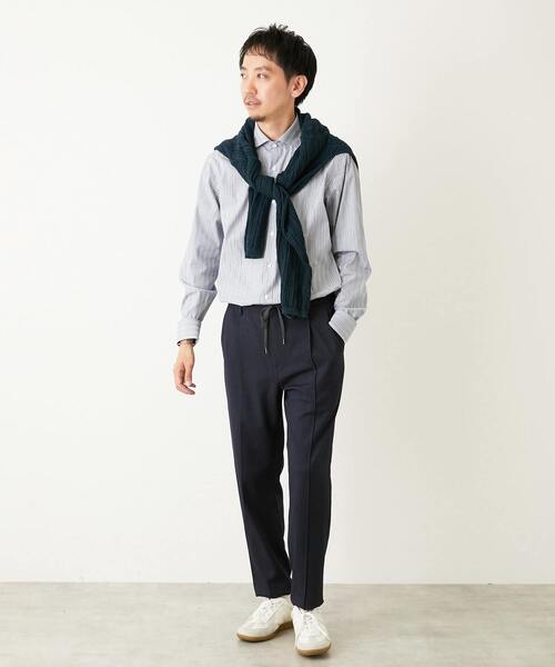 MEN'S MELROSE(メンズメルローズ)の「ラナテックヘリンボーン | クリースステッチテーパードパンツ(その他パンツ・メンズ・チャコールグレー/ブラウン/ネイビー・4/3/2/5)」の22枚目の写真