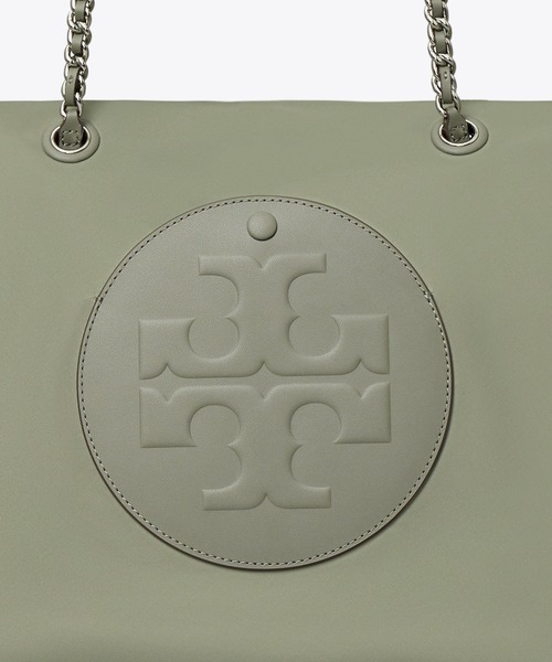 TORY BURCH(トリーバーチ)の「エラ チェーン トートバッグ(トートバッグ・レディース・ブラック/カーキ・ONE SIZE)」の9枚目の写真