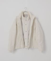 B.C STOCK（ベーセーストック）の「【Deux Allures/ドゥ アリュール】オニコール レイヤードショートブルゾン（ブルゾン）」