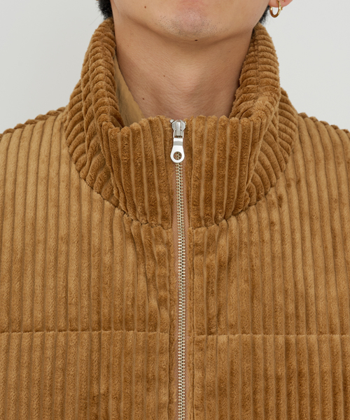 B.C STOCK（ベーセーストック）の「【Deux Allures/ドゥ アリュール】オニコール レイヤードショートブルゾン（ブルゾン・メンズ・オレンジ/アイボリー・MEDIUM/LARGE）」の14枚目の写真