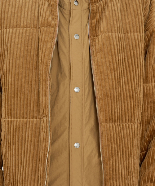 B.C STOCK（ベーセーストック）の「【Deux Allures/ドゥ アリュール】オニコール レイヤードショートブルゾン（ブルゾン・メンズ・オレンジ/アイボリー・MEDIUM/LARGE）」の18枚目の写真