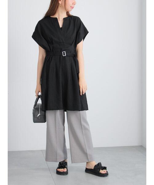 Te chichi(テチチ)の「ミリタリーチュニックシャツ(チュニック・レディース・カーキ/ブラック/ベージュ・F)」の11枚目の写真