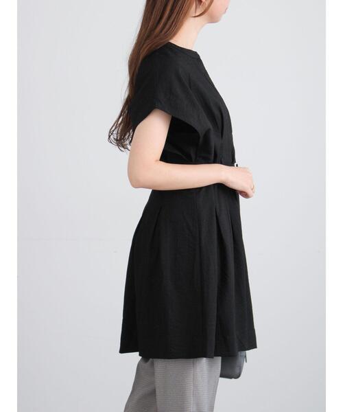 Te chichi(テチチ)の「ミリタリーチュニックシャツ(チュニック・レディース・カーキ/ブラック/ベージュ・F)」の14枚目の写真