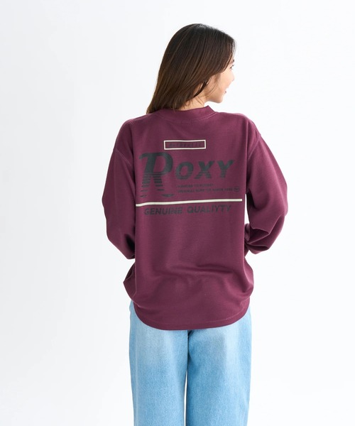 ROXY(ロキシー)の「AUTHENTIC /ロキシーバックプリント裾ラウンドシルエット長袖ロンT(Tシャツ/カットソー・レディース・ブラック/ホワイト/ピンク/ベージュ・MEDIUM/LARGE/SMALL)」の4枚目の写真