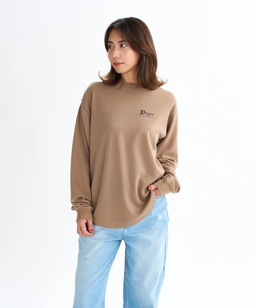ROXY(ロキシー)の「AUTHENTIC /ロキシーバックプリント裾ラウンドシルエット長袖ロンT(Tシャツ/カットソー・レディース・ブラック/ホワイト/ピンク/ベージュ・MEDIUM/LARGE/SMALL)」の11枚目の写真