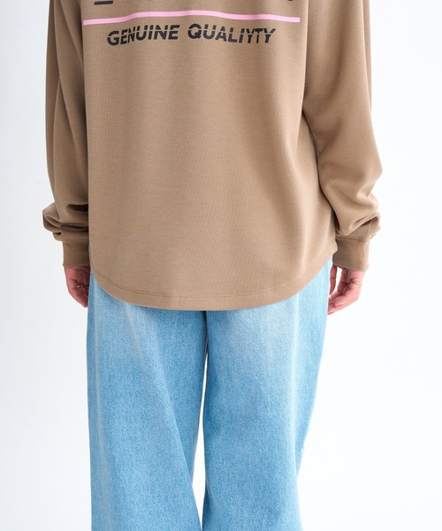 ROXY(ロキシー)の「AUTHENTIC /ロキシーバックプリント裾ラウンドシルエット長袖ロンT(Tシャツ/カットソー・レディース・ブラック/ホワイト/ピンク/ベージュ・MEDIUM/LARGE/SMALL)」の16枚目の写真