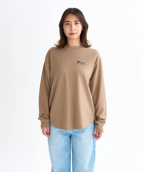 ROXY(ロキシー)の「AUTHENTIC /ロキシーバックプリント裾ラウンドシルエット長袖ロンT(Tシャツ/カットソー・レディース・ブラック/ホワイト/ピンク/ベージュ・MEDIUM/LARGE/SMALL)」の13枚目の写真