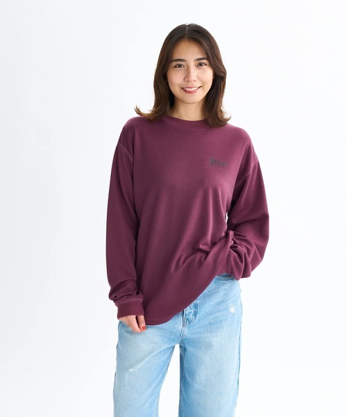 ROXY(ロキシー)の「AUTHENTIC /ロキシーバックプリント裾ラウンドシルエット長袖ロンT(Tシャツ/カットソー・レディース・ブラック/ホワイト/ピンク/ベージュ・MEDIUM/LARGE/SMALL)」の19枚目の写真