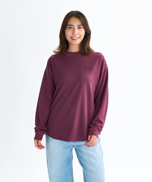 ROXY(ロキシー)の「AUTHENTIC /ロキシーバックプリント裾ラウンドシルエット長袖ロンT(Tシャツ/カットソー・レディース・ブラック/ホワイト/ピンク/ベージュ・MEDIUM/LARGE/SMALL)」の20枚目の写真