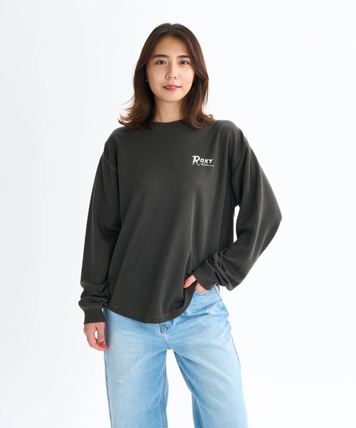 ROXY(ロキシー)の「AUTHENTIC /ロキシーバックプリント裾ラウンドシルエット長袖ロンT(Tシャツ/カットソー・レディース・ブラック/ホワイト/ピンク/ベージュ・MEDIUM/LARGE/SMALL)」の10枚目の写真
