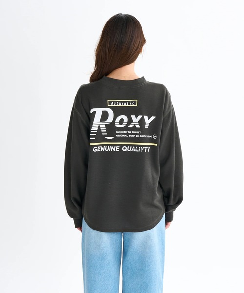 ROXY(ロキシー)の「AUTHENTIC /ロキシーバックプリント裾ラウンドシルエット長袖ロンT(Tシャツ/カットソー・レディース・ブラック/ホワイト/ピンク/ベージュ・MEDIUM/LARGE/SMALL)」の9枚目の写真