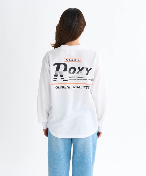 ROXY(ロキシー)の「AUTHENTIC /ロキシーバックプリント裾ラウンドシルエット長袖ロンT(Tシャツ/カットソー・レディース・ブラック/ホワイト/ピンク/ベージュ・MEDIUM/LARGE/SMALL)」の6枚目の写真
