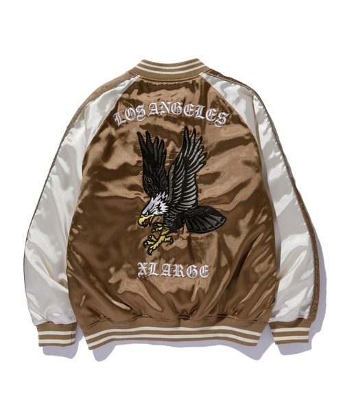 XLARGE(エクストララージ)の「REVERSIBLE SOUVENIR JACKET(スカジャン・メンズ・ブラック/ブラウン・S/XL/L/M)」の8枚目の写真