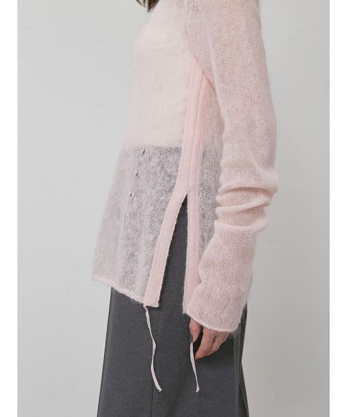 styling/（スタイリング）の「シアーニットプルオーバー（ニット/セーター・レディース・ライトピンク/ブラック/オフホワイト・F）」の13枚目の写真