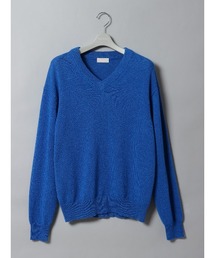 GOOVI（グービ）の「GOOVI Vネックニット 長袖 ウォッシャブル 和紙×ラムズウールブレンド（ニット/セーター）」