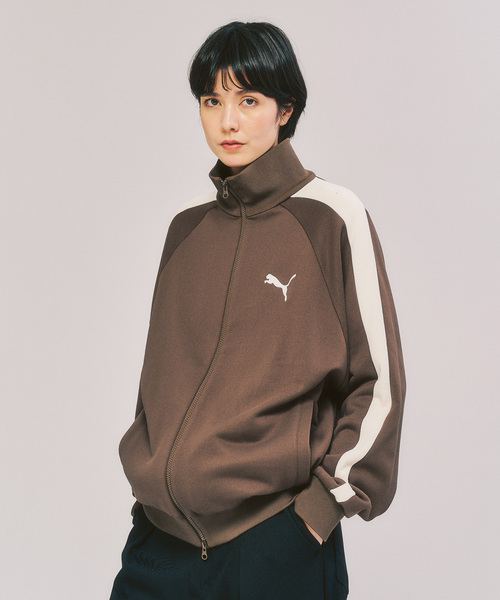 PUMA（プーマ）の「【PUMA / プーマ】別注 T7 TRACK JKT / トラックジャケット（ブルゾン・メンズ・ブラウン・X-LARGE/LARGE/MEDIUM）」の4枚目の写真