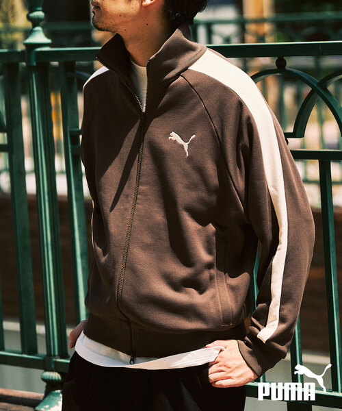 PUMA（プーマ）の「【PUMA / プーマ】別注 T7 TRACK JKT / トラックジャケット（ブルゾン・メンズ・ブラウン・X-LARGE/LARGE/MEDIUM）」の14枚目の写真