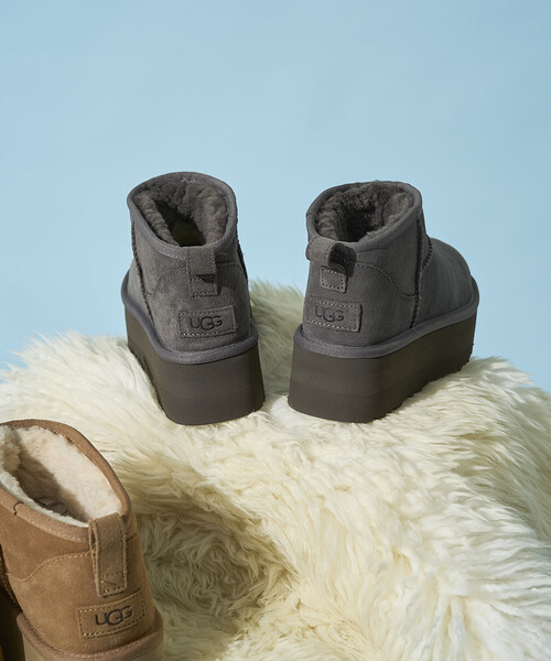 限定展開 UGG/アグ W CLASSIC ULTRA MINI PLATFORM/クラシック