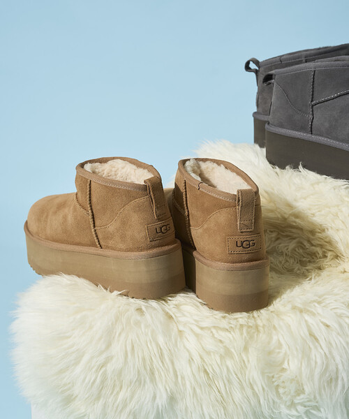 限定展開 UGG/アグ W CLASSIC ULTRA MINI PLATFORM/クラシック