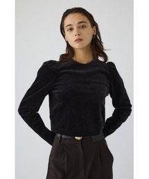 RIM.ARK | Puff corduroy compact tops パフコーデュロイコンパクトトップス(Tシャツ/カットソー)