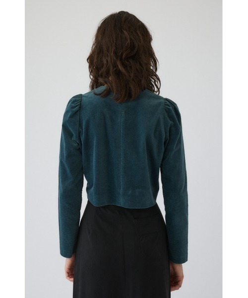 RIM.ARK(リムアーク)の「Puff corduroy compact tops パフコーデュロイコンパクトトップス(Tシャツ/カットソー・レディース・ライトブラック/グリーン/ライトベージュ・36/38)」の6枚目の写真