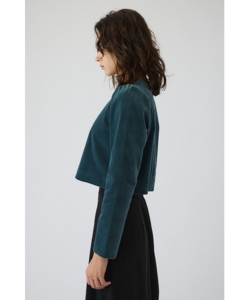 RIM.ARK(リムアーク)の「Puff corduroy compact tops パフコーデュロイコンパクトトップス(Tシャツ/カットソー・レディース・ライトブラック/グリーン/ライトベージュ・36/38)」の5枚目の写真