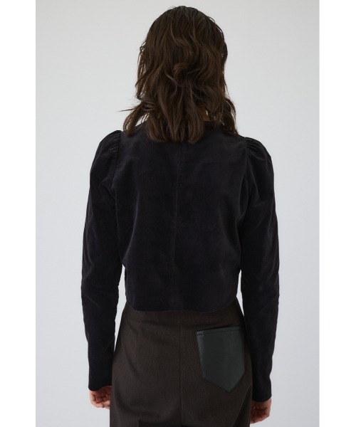RIM.ARK(リムアーク)の「Puff corduroy compact tops パフコーデュロイコンパクトトップス(Tシャツ/カットソー・レディース・ライトブラック/グリーン/ライトベージュ・36/38)」の14枚目の写真