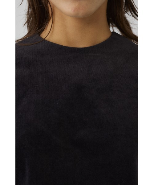 RIM.ARK(リムアーク)の「Puff corduroy compact tops パフコーデュロイコンパクトトップス(Tシャツ/カットソー・レディース・ライトブラック/グリーン/ライトベージュ・36/38)」の15枚目の写真