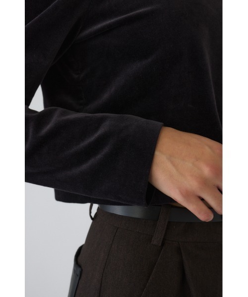 RIM.ARK(リムアーク)の「Puff corduroy compact tops パフコーデュロイコンパクトトップス(Tシャツ/カットソー・レディース・ライトブラック/グリーン/ライトベージュ・36/38)」の17枚目の写真