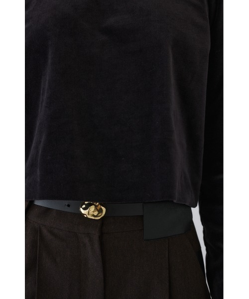 RIM.ARK(リムアーク)の「Puff corduroy compact tops パフコーデュロイコンパクトトップス(Tシャツ/カットソー・レディース・ライトブラック/グリーン/ライトベージュ・36/38)」の18枚目の写真
