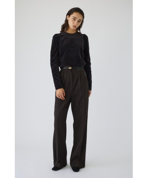 RIM.ARK(リムアーク)の「Puff corduroy compact tops パフコーデュロイコンパクトトップス(Tシャツ/カットソー・レディース・ライトブラック/グリーン/ライトベージュ・36/38)」の9枚目の写真