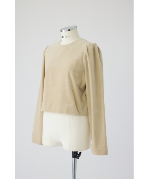 RIM.ARK(リムアーク)の「Puff corduroy compact tops パフコーデュロイコンパクトトップス(Tシャツ/カットソー・レディース・ライトブラック/グリーン/ライトベージュ・36/38)」の20枚目の写真