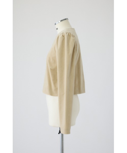 RIM.ARK(リムアーク)の「Puff corduroy compact tops パフコーデュロイコンパクトトップス(Tシャツ/カットソー・レディース・ライトブラック/グリーン/ライトベージュ・36/38)」の21枚目の写真