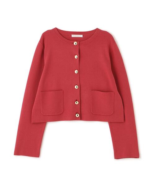 PROPORTION BODY DRESSING（プロポーションボディドレッシング）の「【青島心さん着用】＜ハンドウォッシャブル＞シルク混ニットカーディガン / 1215274900（カーディガン/ボレロ・レディース・ホワイト系その他/ピンク/ブルー/ブラック・FREE）」の6枚目の写真