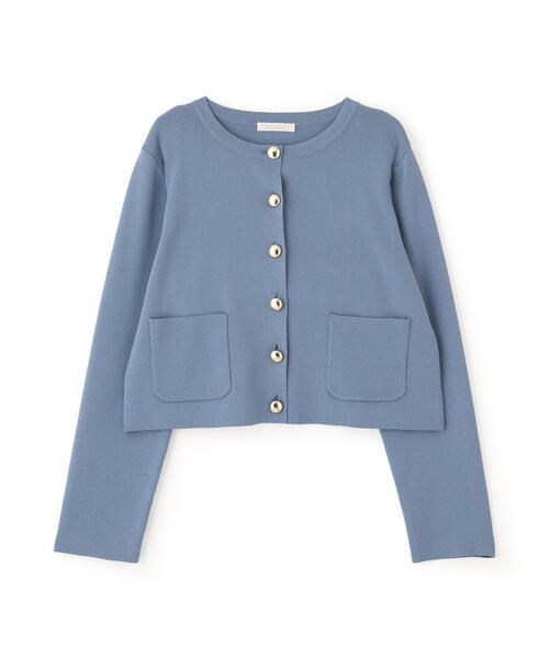 PROPORTION BODY DRESSING（プロポーションボディドレッシング）の「【青島心さん着用】＜ハンドウォッシャブル＞シルク混ニットカーディガン / 1215274900（カーディガン/ボレロ・レディース・ホワイト系その他/ピンク/ブルー/ブラック・FREE）」の19枚目の写真