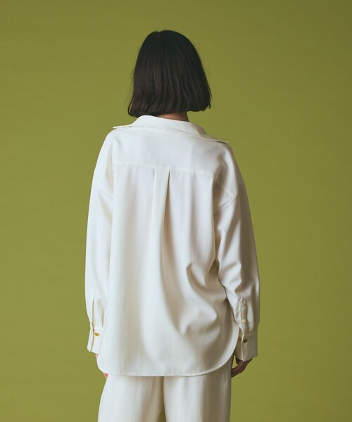 GRACE CLASS(グレースクラス)の「ウールミリタリーシャツ(シャツ/ブラウス・レディース・キナリ/ブラック・38/36)」の18枚目の写真