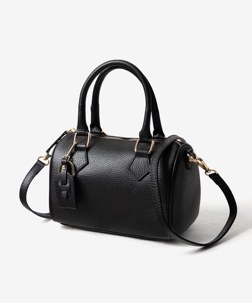 AULENTTI(オウレンティ)の「AULENTTI MINI BOSTON SHOULDER BAG オウレンティ ミニボストン ショルダーバッグ(ショルダーバッグ・レディース・ブラウン系1/ブラック・FREE)」の17枚目の写真