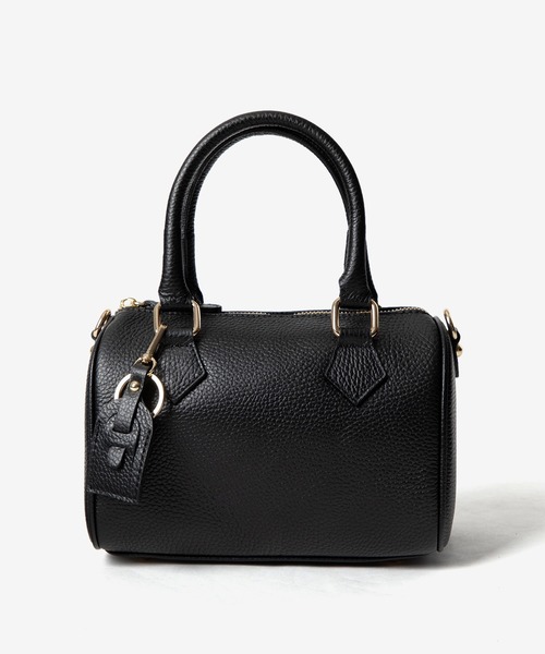 AULENTTI(オウレンティ)の「AULENTTI MINI BOSTON SHOULDER BAG オウレンティ ミニボストン ショルダーバッグ(ショルダーバッグ・レディース・ブラウン系1/ブラック・FREE)」の15枚目の写真