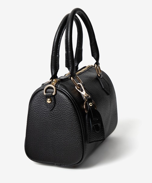 AULENTTI(オウレンティ)の「AULENTTI MINI BOSTON SHOULDER BAG オウレンティ ミニボストン ショルダーバッグ(ショルダーバッグ・レディース・ブラウン系1/ブラック・FREE)」の14枚目の写真