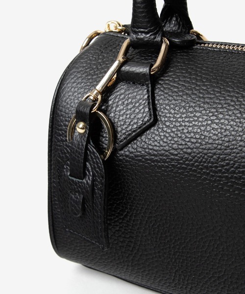 AULENTTI(オウレンティ)の「AULENTTI MINI BOSTON SHOULDER BAG オウレンティ ミニボストン ショルダーバッグ(ショルダーバッグ・レディース・ブラウン系1/ブラック・FREE)」の12枚目の写真